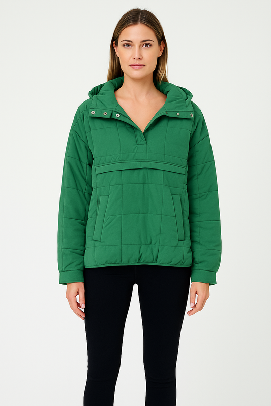Oversized Hooded Puffer Jacket
