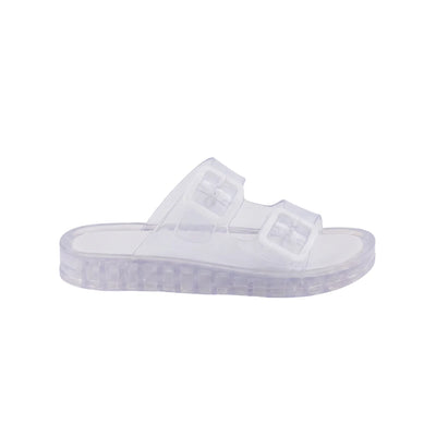 Palm Glow Jelly Sandals
