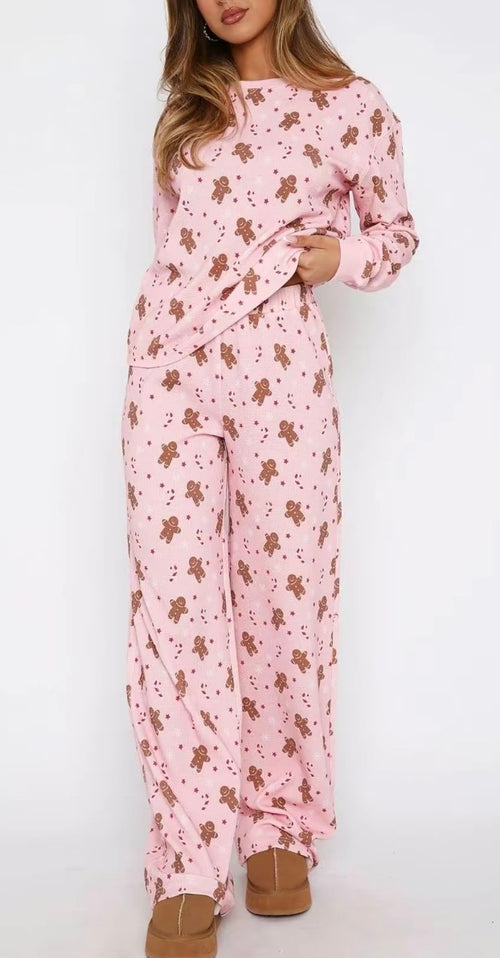 Gingerbread Pajama Set