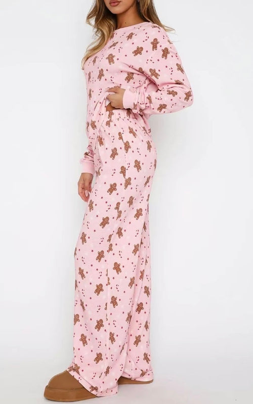 Gingerbread Pajama Set