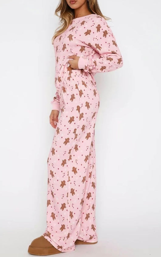 Gingerbread Pajama Set