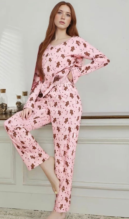Gingerbread Pajama Set
