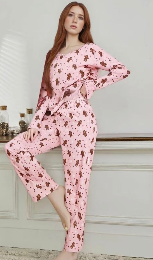 Gingerbread Pajama Set