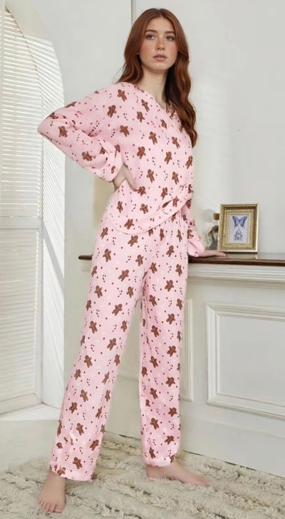 Gingerbread Pajama Set