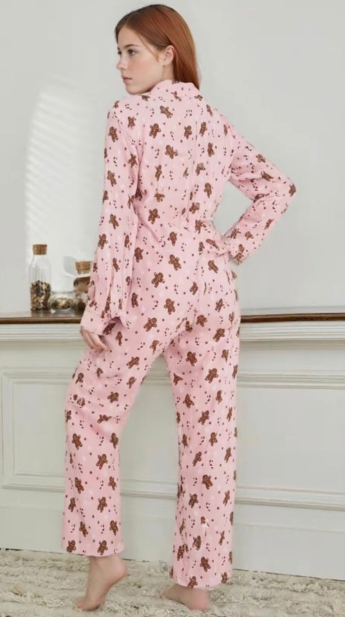 Gingerbread Pajama Set