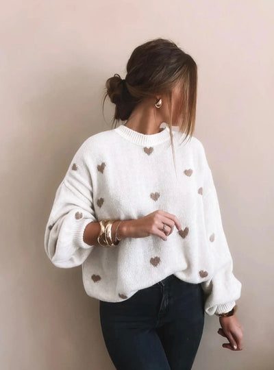 White with Brown