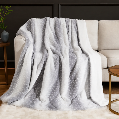 Élise Faux Fur Throw
